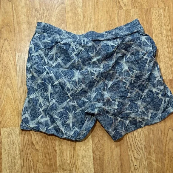 YMC Denim Star Patterned Shorts - Picture 4 of 5